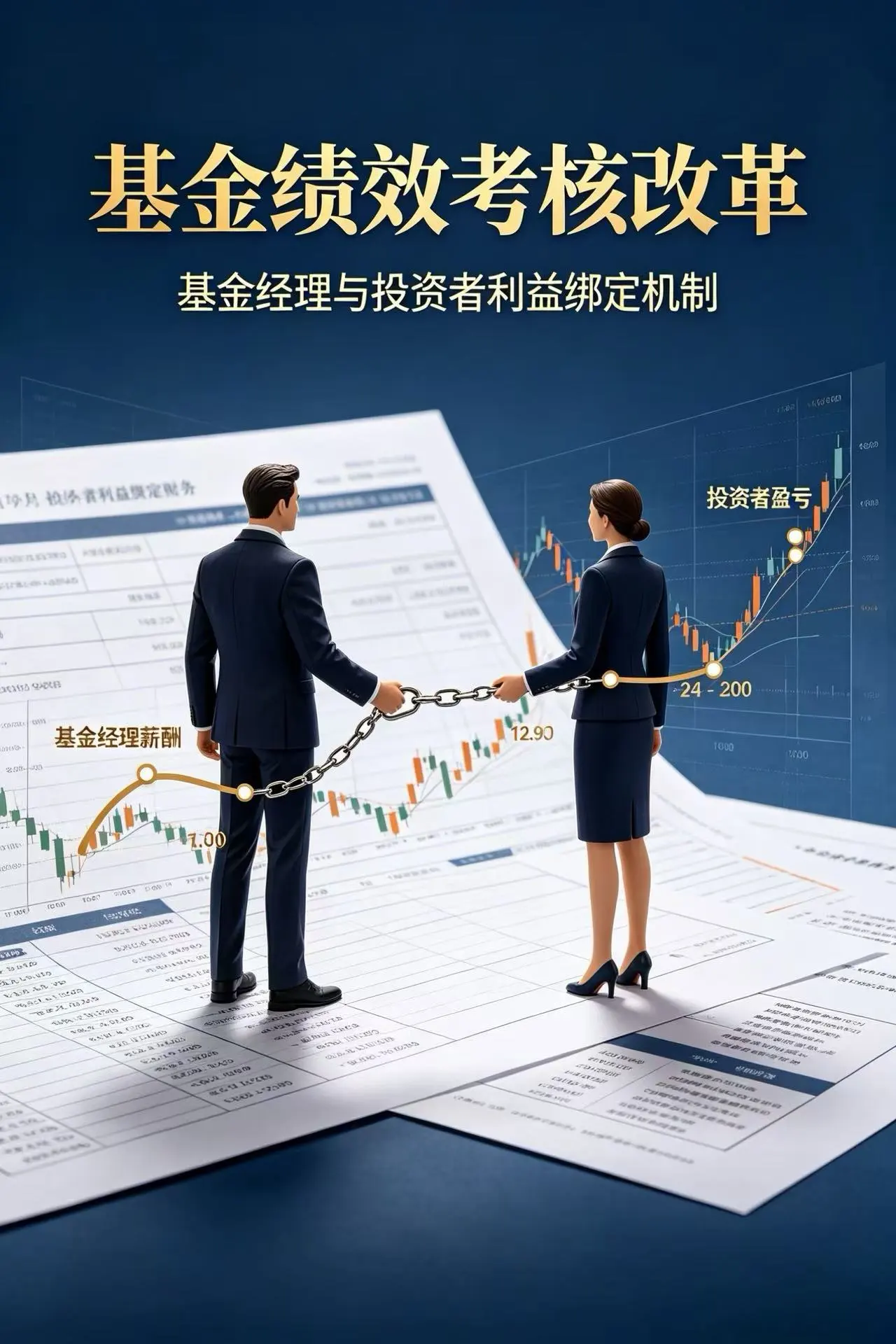 基金绩效考核改革封面 - 薪酬与投资者盈亏硬挂钩政策解读