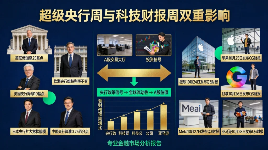 超级央行周与科技七巨头财报双重影响A股,投资者资产配置策略解析