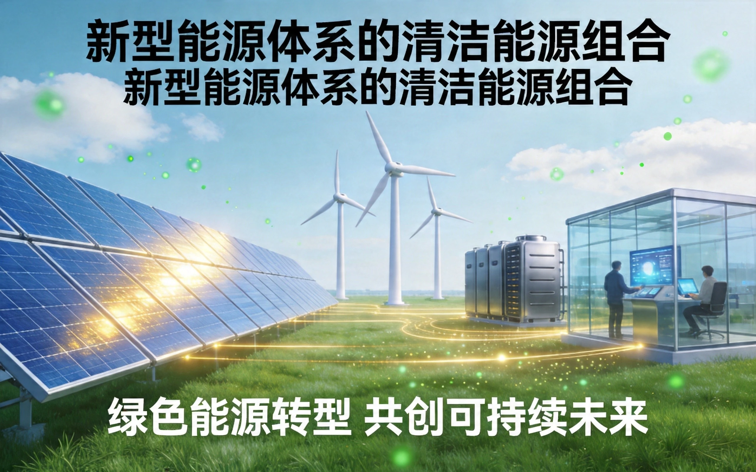 光伏风电储能组合，新型能源体系绿色发展蓝图