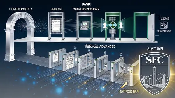 SFC双层关卡·基础认证三闸门→高级认证四闸门→监管盾牌