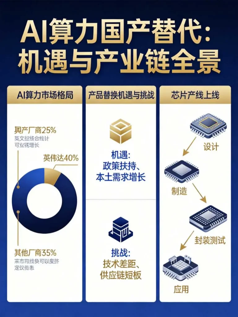 AI算力产业链格局与国产替代路径