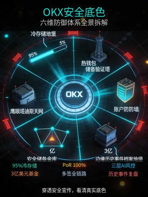 深度实测|OKX资金与账户安全体系全解析:冷存储、AI风控、储备金机制(2026最新)