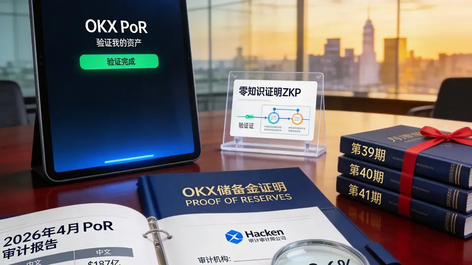 OKX储备金证明审计报告与ZKP验证界面
