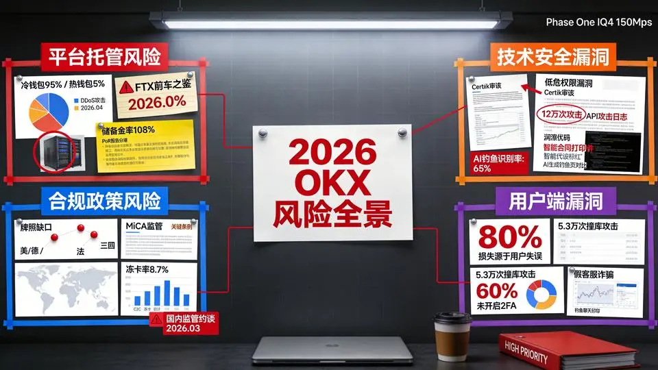 OKX四大风险全景评估墙:托管技术合规用户