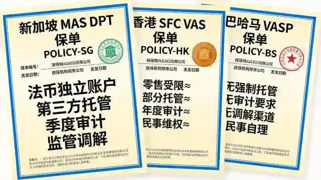 三地牌照保单对比图