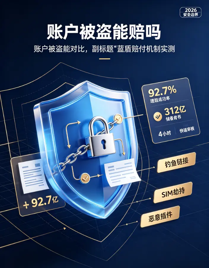 交易所账户被盗能赔吗？蓝盾赔付机制实测+三大盗币场景还原，92.7%理赔成功率背后的真相