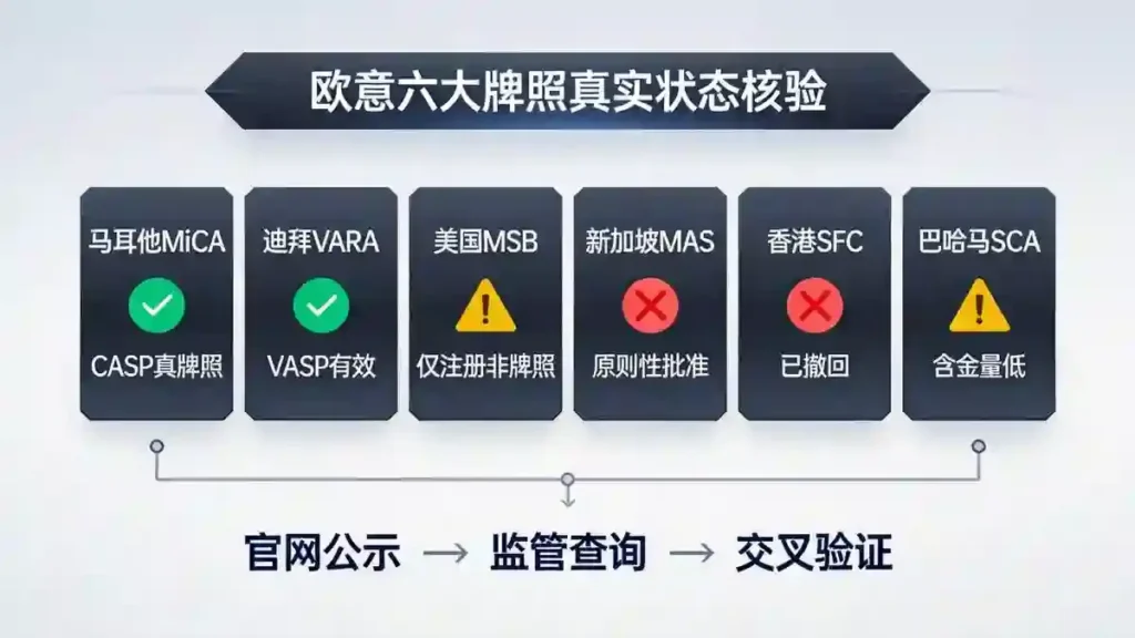 六大牌照状态核验面板