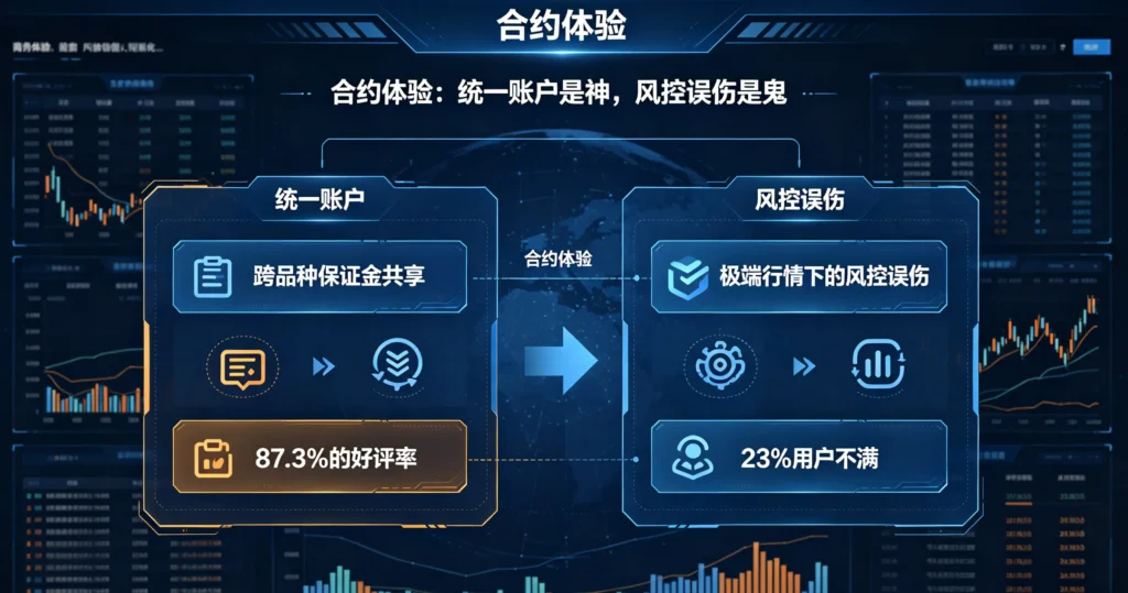 平台三大体验维度评分图表