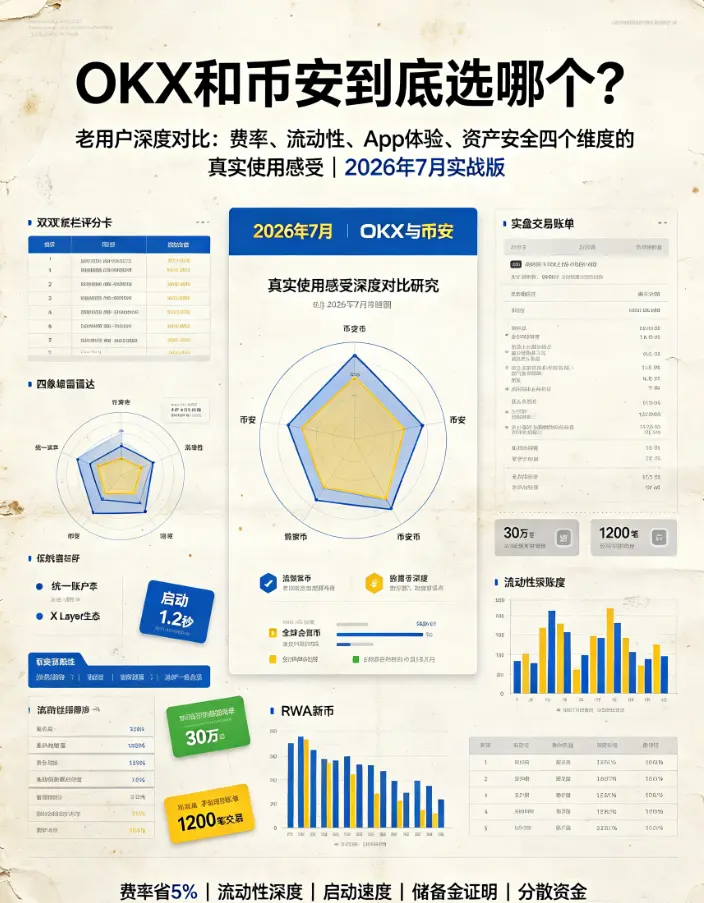 欧亦和比安到底选哪个？老用户深度对比：费率、流动性、App体验、资产安全四个维度的真实使用感受
