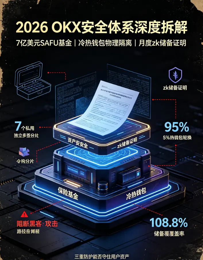 安全体系深度拆解：7亿美元SAFU基金+冷热钱包物理隔离+月度zk储备证明，三重防护能否守住用户资产？