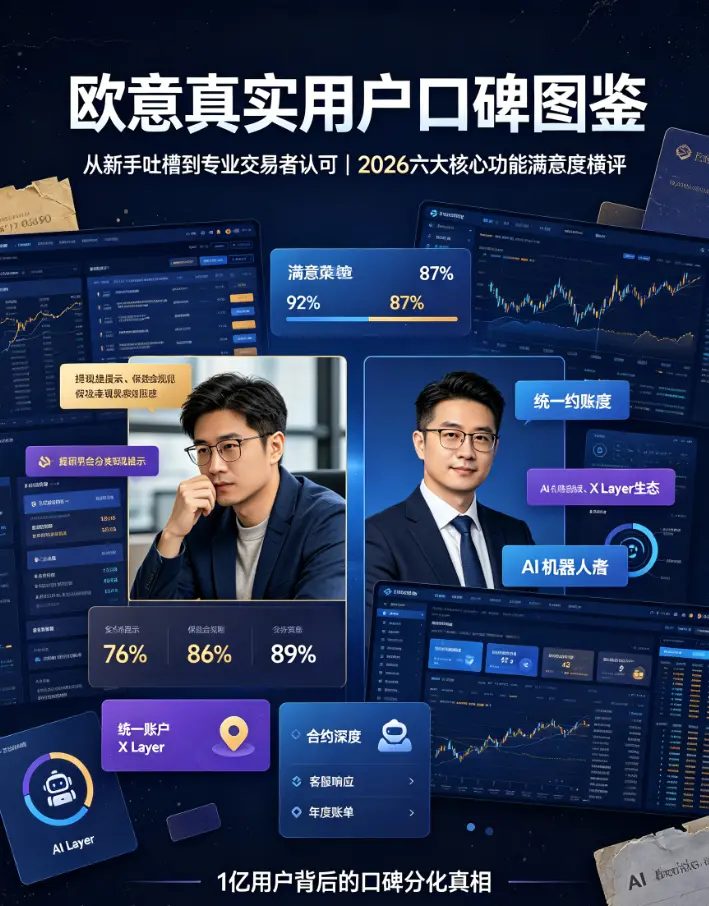 真实用户口碑图鉴：从新手吐槽到专业交易者认可，2026年六大核心功能满意度横评