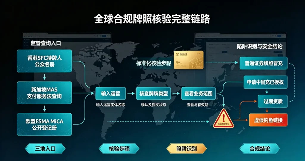 合规牌照核验链路